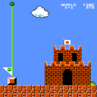 Super Mario Bros (NES) Level 1-1 Speed Run